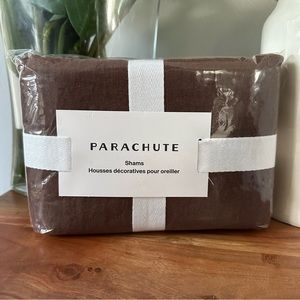 Parachute Linen King Sham Set - Color Raisin